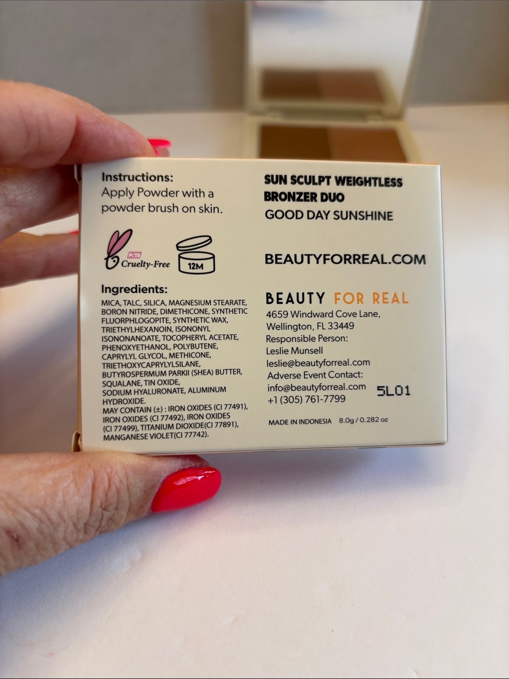 Beauty For Real Sun Sculpt Weightless Bronzer Duo - Good Day Sunshine - Picture 3 of 3